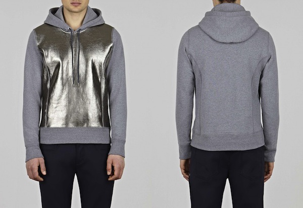 Currently Coveting: Neil Barrett Hoodie with Metallic Front