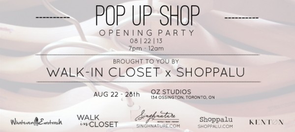 Walk-In Closet x Shoppalu Pop Up Opening Party