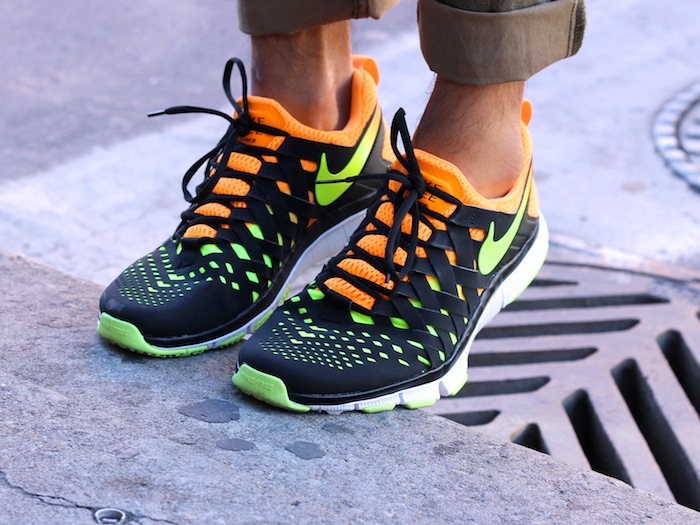 Nike free trainer neon