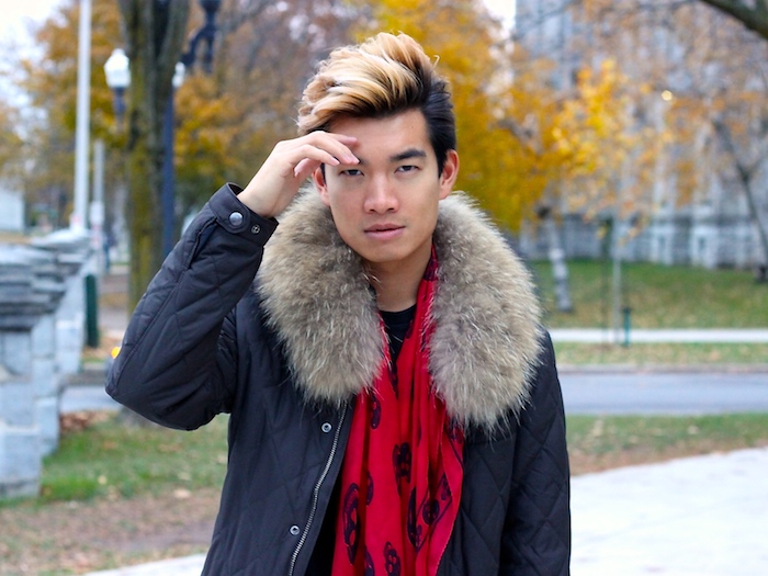 Alexander Liang fall mens style mcqueen scarf 03