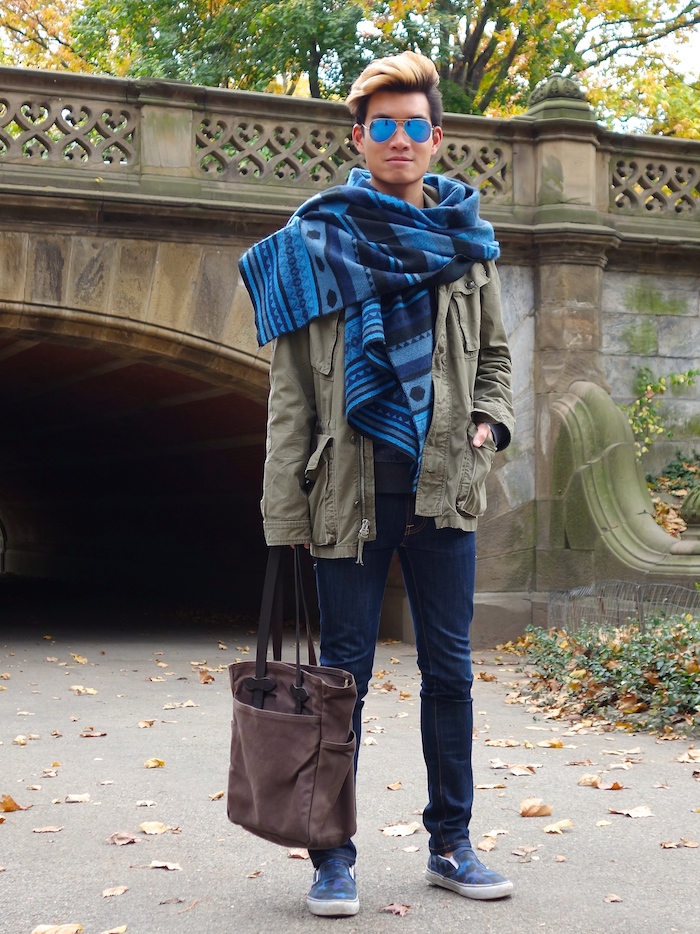 Alexander Liang mens style Central Park NYC 10