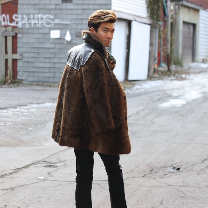 Alexander Liang mens style fur coat 03