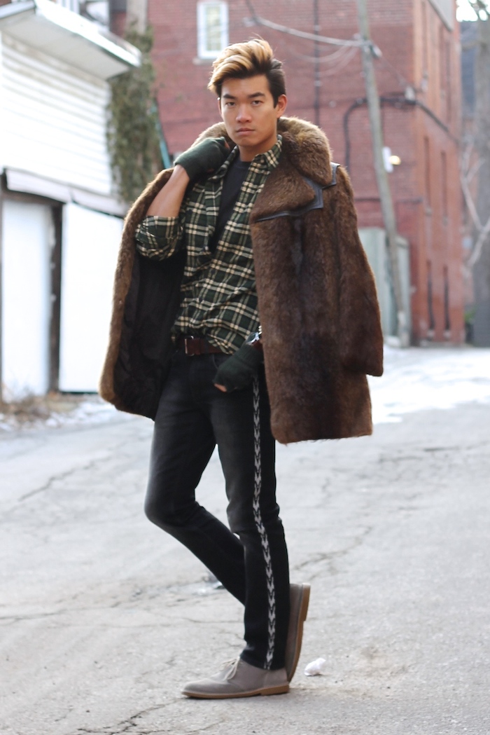 Alexander Liang mens style fur coat 05