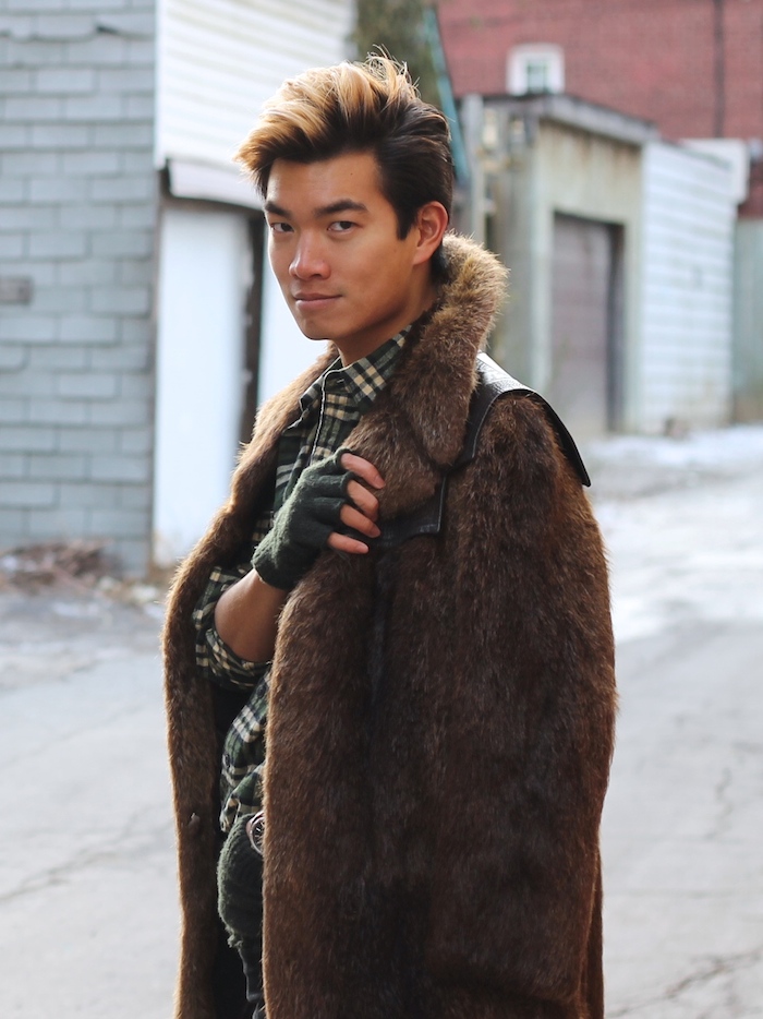 Alexander Liang mens style fur coat 06