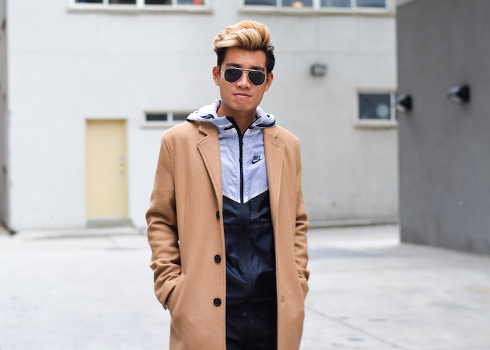 alexander liang mens winter style topman camel coat nike 08