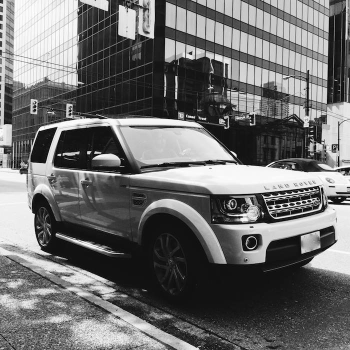 land rover white