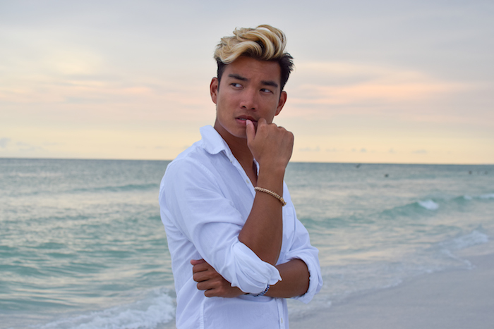 siesta key beach sunset alexander liang mens style 04