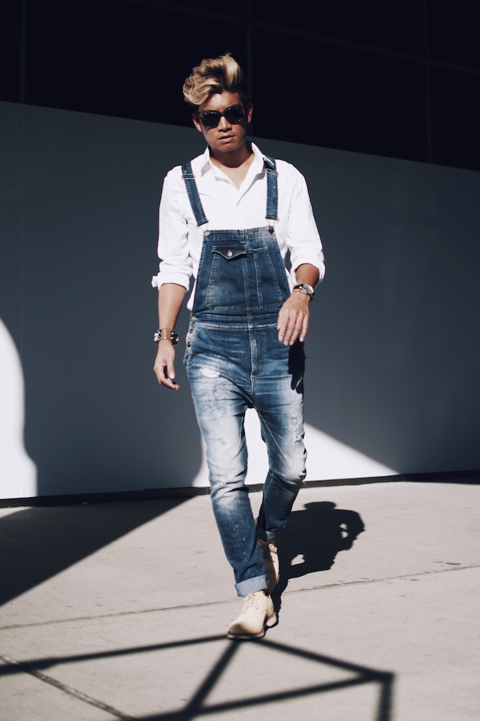 Overalls fashion for Men | alexanderliang.com