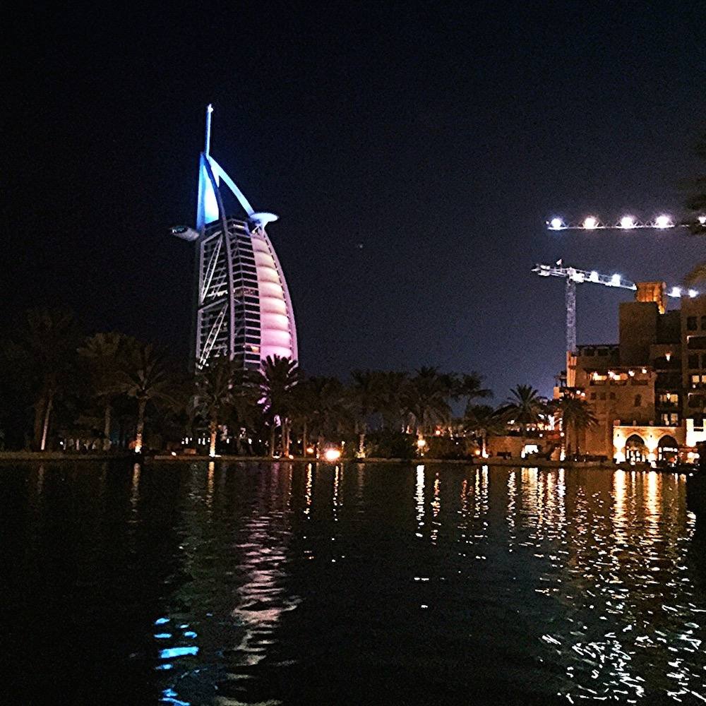 burj al arab night