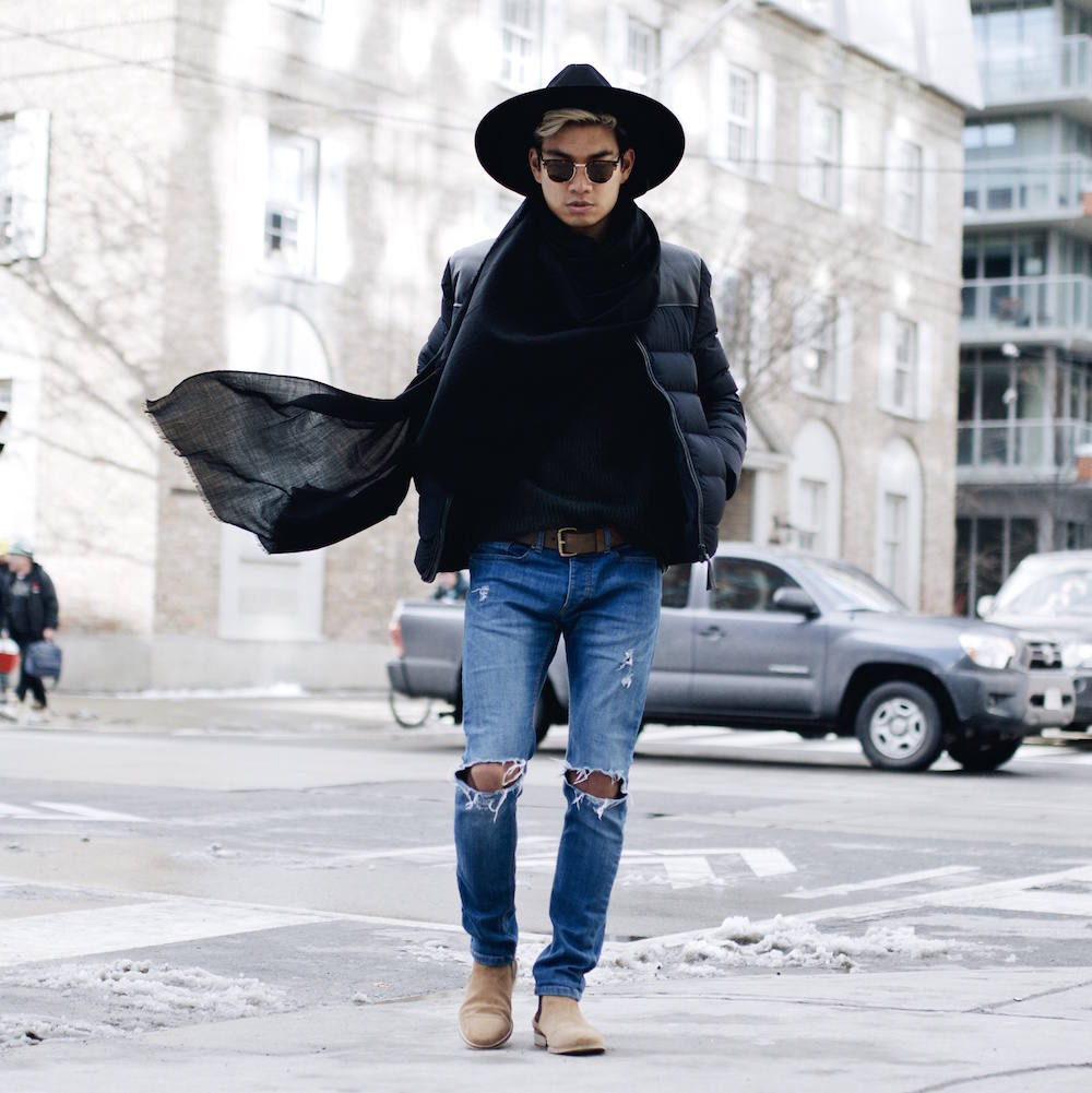 men's style with chelsea boots